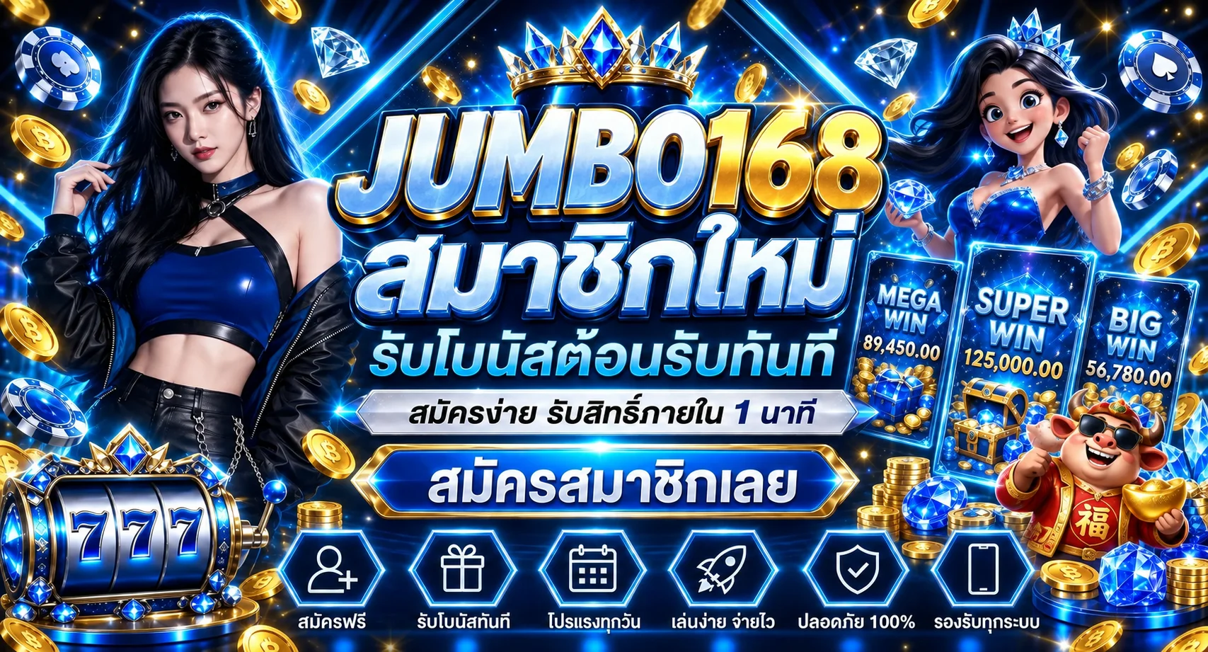 JUMBO168 (จัมโบ168) ทางเข้าเว็บตรง ระบบออโต้